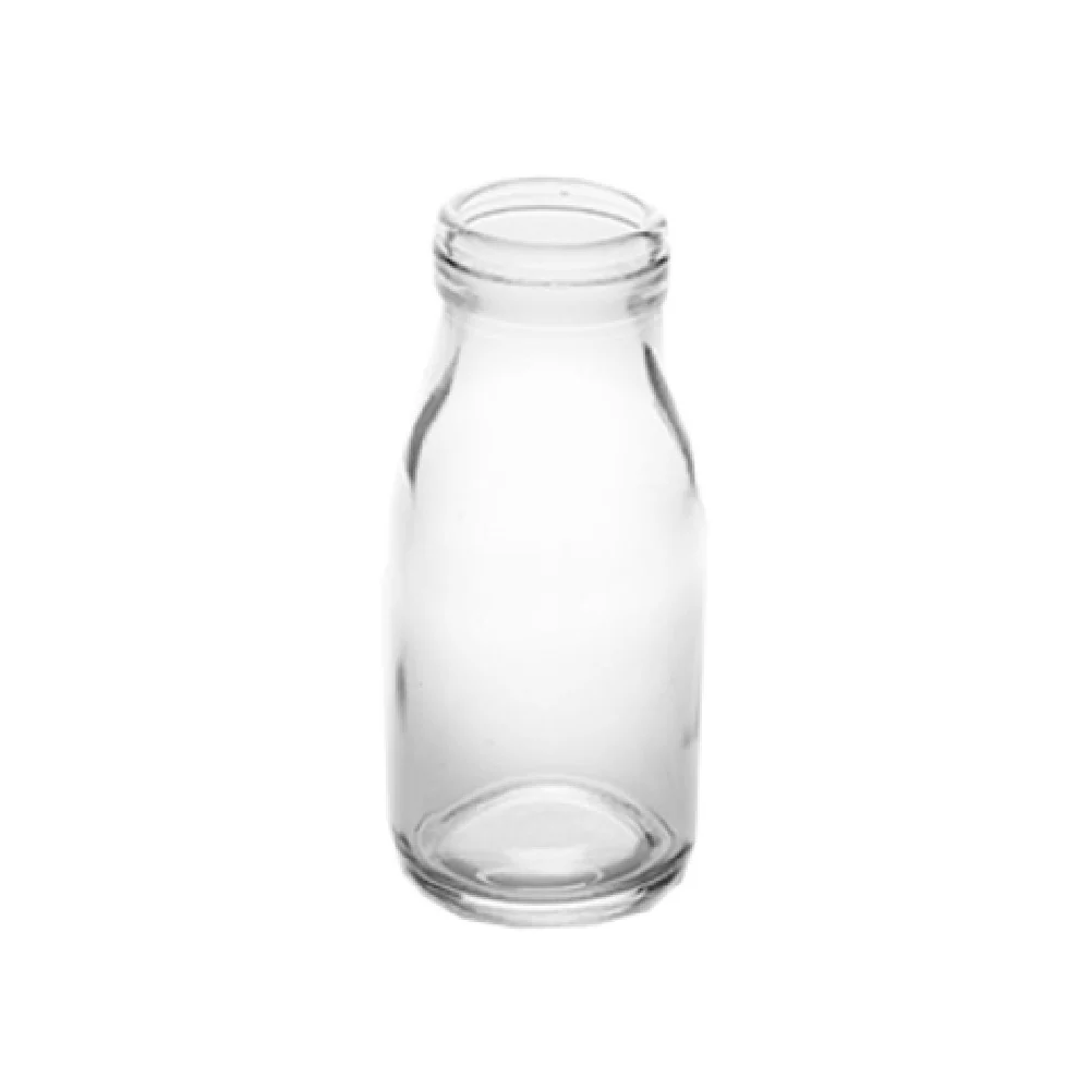 American Metalcraft GMB8 8 Oz Clear Glass Milk Bottle with Sturdy Design American Metalcraft GMB8 8 Oz Clear Glass Milk Bottle with Sturdy Design