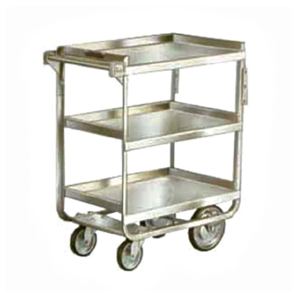 Lakeside 711 30 Inch Utility Cart Open Stainless Steel 3 Shelf with 700 lb Capacity Lakeside 711 30 Inch Utility Cart Open Stainless Steel 3 Shelf with 700 lb Capacity