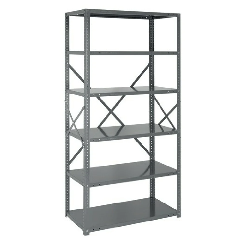 Quantum 75-1836-7 18 Inch 36 Inch 22 Gauge Steel Shelving Open 7 Shelves Quantum 75-1836-7 18 Inch 36 Inch 22 Gauge Steel Shelving Open 7 Shelves