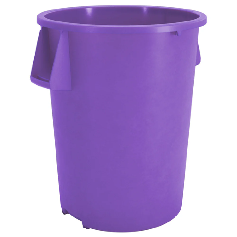 Carlisle 84105589 26-1/2 Inch Diameter Round Waste Bin Polyethylene Purple