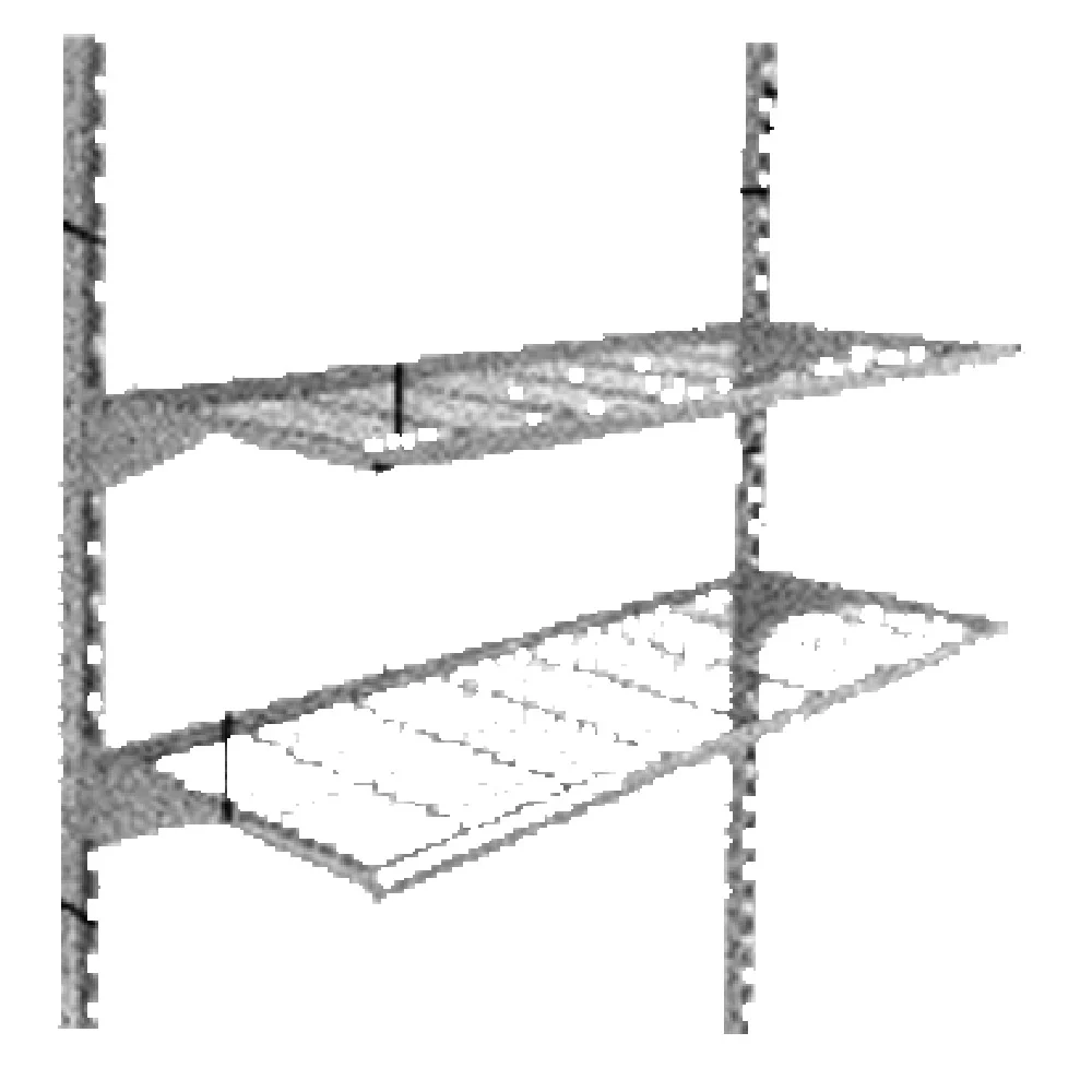 SPG International MX1248GR Amco Mod-A-Flex® Shelf Wall-mounted 46-1/2