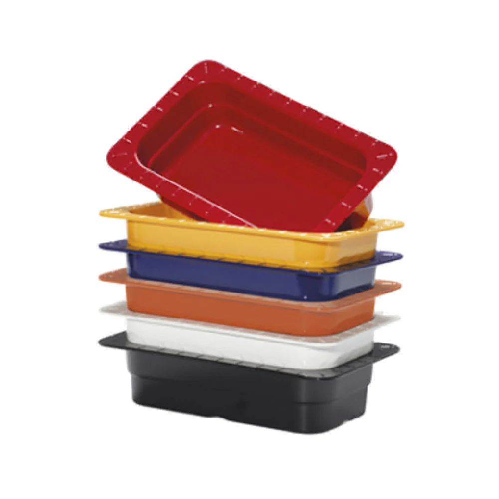 GET Enterprises ML-17-BUI 12 Inch GN 1/3 Food Pan Melamine Assorted Colors Pack of 6 GET Enterprises ML-17-BUI 12 Inch GN 1/3 Food Pan Melamine Assorted Colors Pack of 6