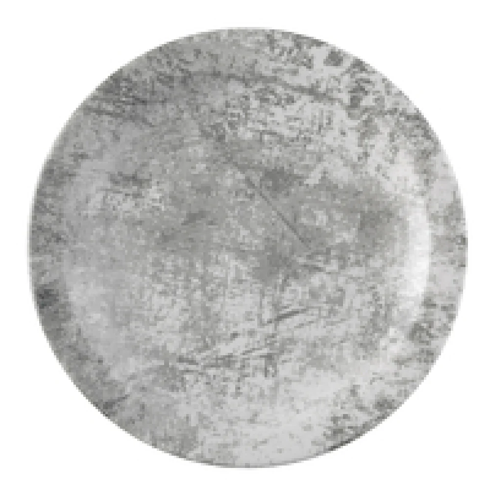 Arc Cardinal FN458 10 Inch Round Narrow Rim Bowl Steel Grey Vitrified Ceramic