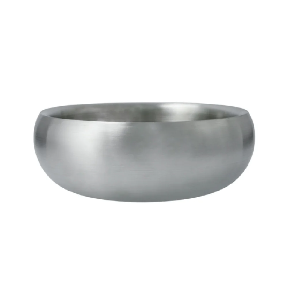 Fortessa DV.5.003.BR.140 11.8 Inch Round Bowl 140 Oz Double Walled Brushed Stainless Steel