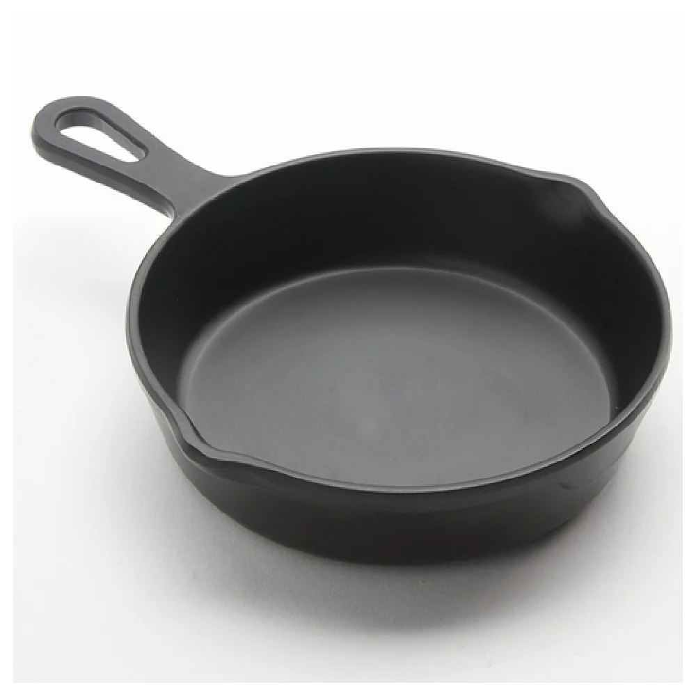American Metalcraft MFP41 5 Oz Fry Pan Melamine Black Round with Handles