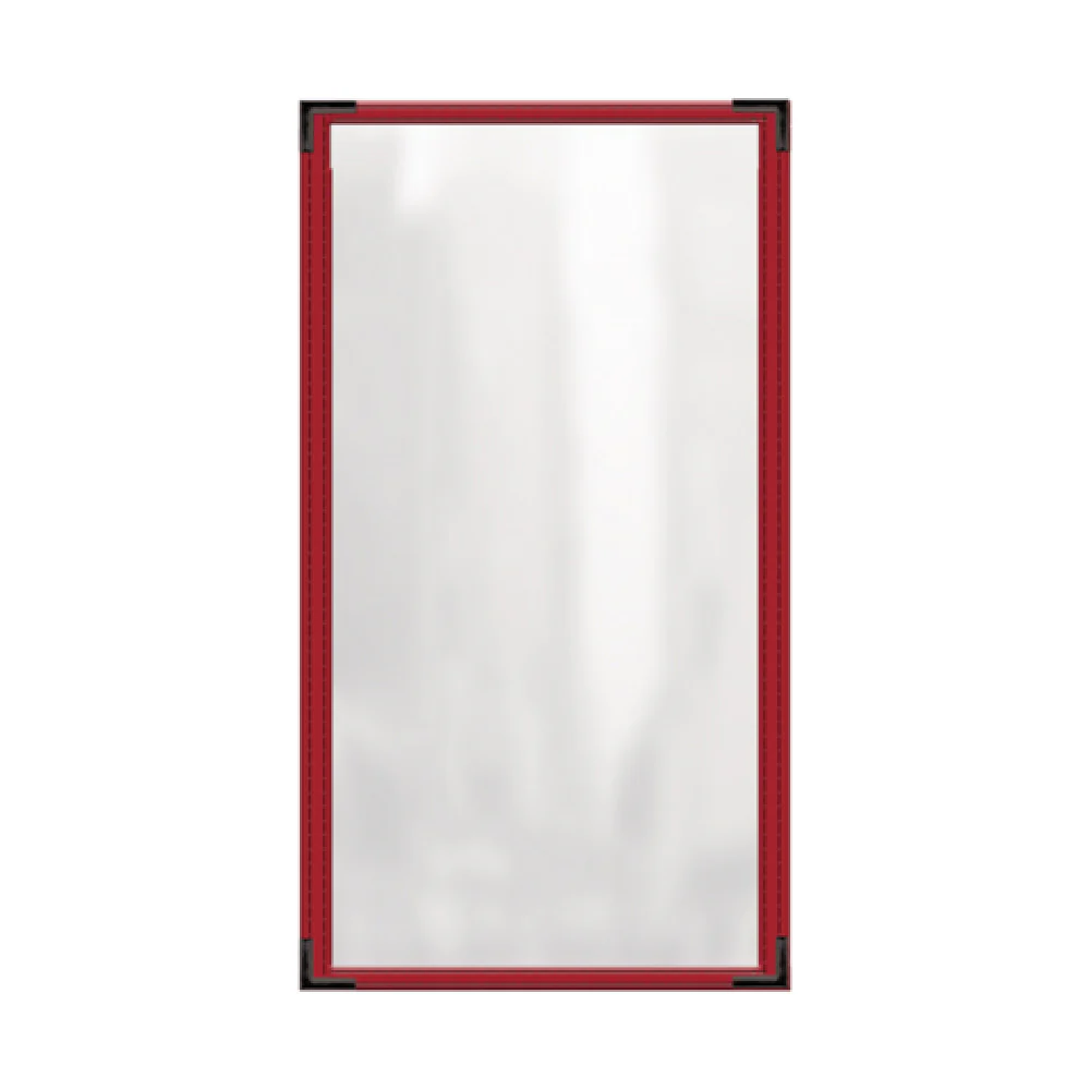 Risch TES 5.5X11-LEATHERETTE 5-1/2 Inch Menu Cover Deluxe Leatherette with Vinyl Finish Risch TES 5.5X11-LEATHERETTE 5-1/2 Inch Menu Cover Deluxe Leatherette with Vinyl Finish
