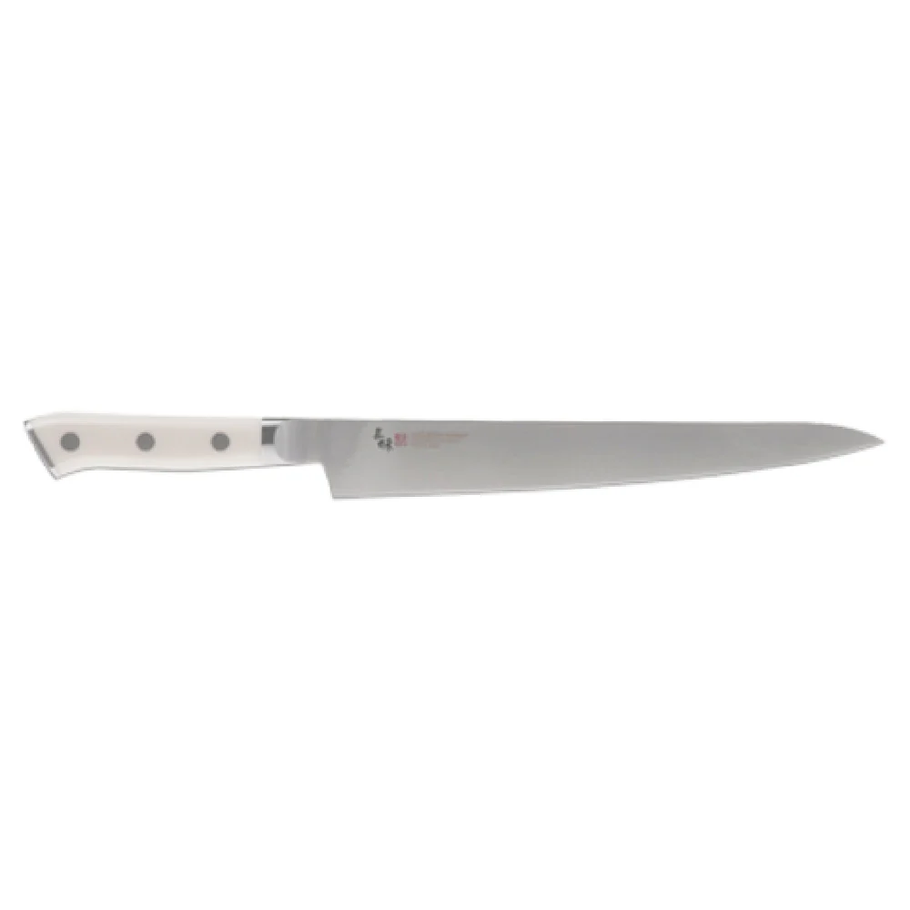 JB Prince Z241 9-2/5 Inch High Carbon Stainless Steel Knife Corian Handle White