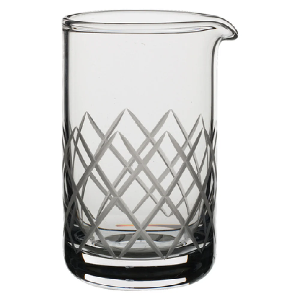 Steelite 480156R396 20.5 Oz Crystalline Mixing Beaker with Special Rim Treatment