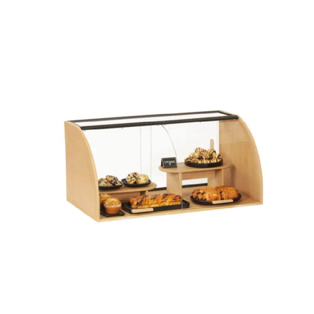 Cal Mil 23438-122 35 Inch Renew Sliding Door Case Attendant Serve Acrylic Black Metal Cal Mil 23438-122 35 Inch Renew Sliding Door Case Attendant Serve Acrylic Black Metal