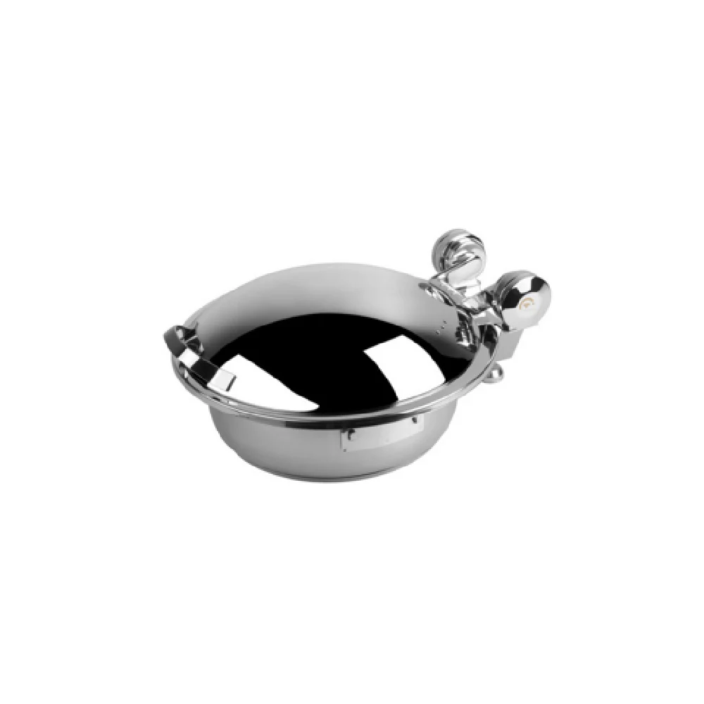 FOH BCH006MSS18 Smart Buffet Ware® Smart W Chafer 4.8 Qt. Round With Stainless Steel Lid And Food Pan