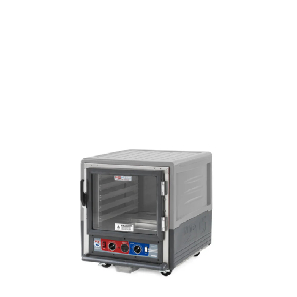 Metro C533-CLFC-L-GY 27 Inch Gray Insulation Armour Mobile Heated Holding Cabinet