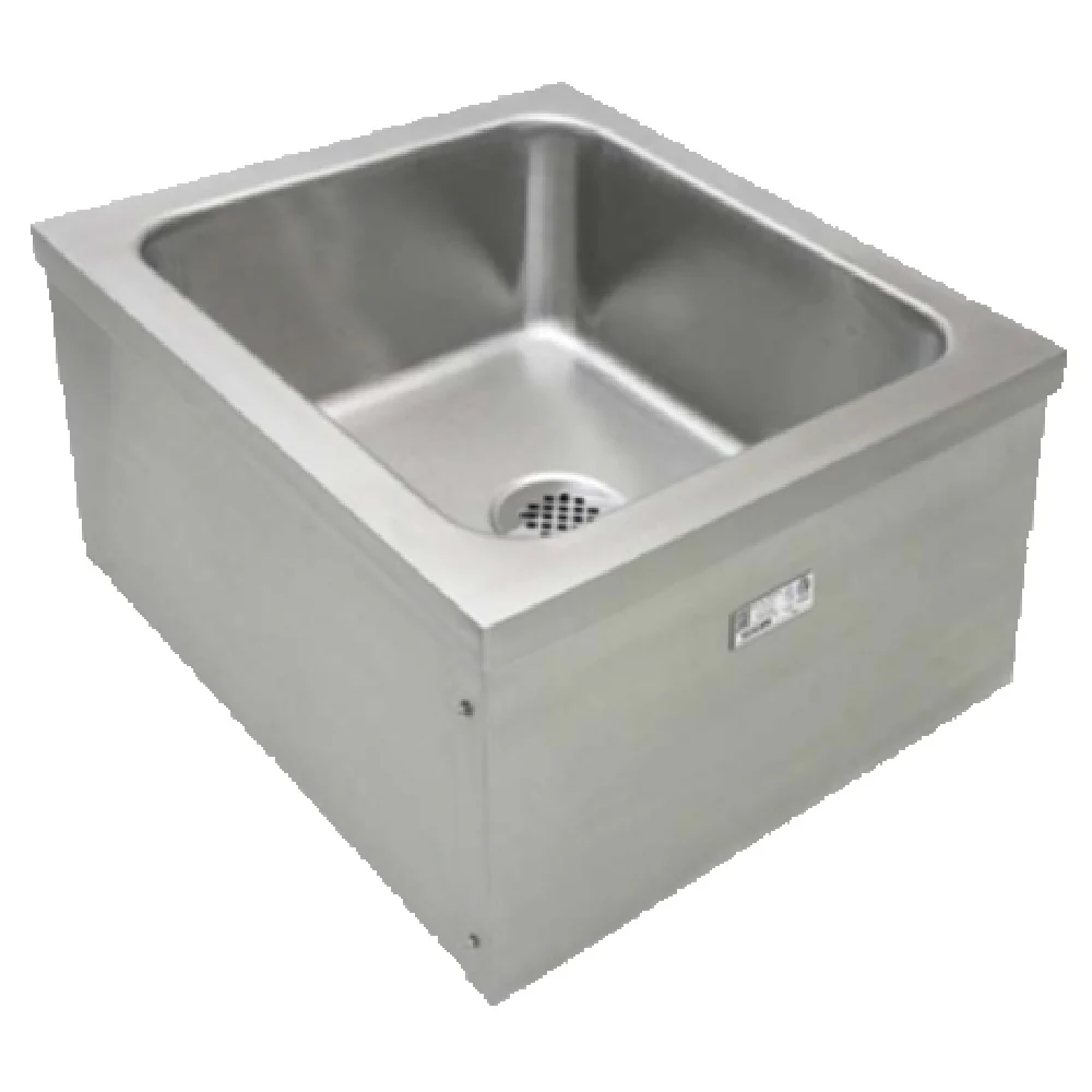 GSW USA SE2024FM 24 Inch Mop Sink Floor Mount Stainless Steel with Strainer