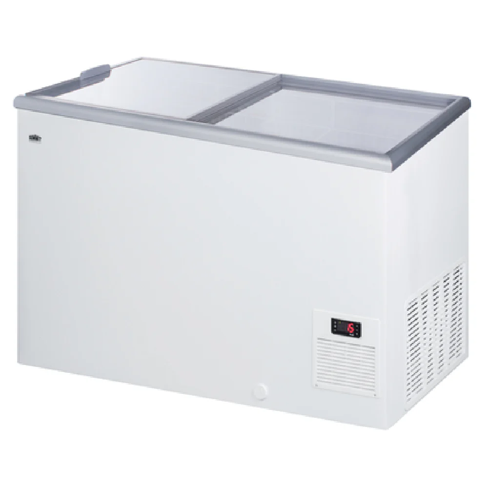 Summit NOVA35 43 Inch Ice Cream Freezer Chest Style 11.7 cu.ft. with Sliding Lids Summit NOVA35 43 Inch Ice Cream Freezer Chest Style 11.7 cu.ft. with Sliding Lids
