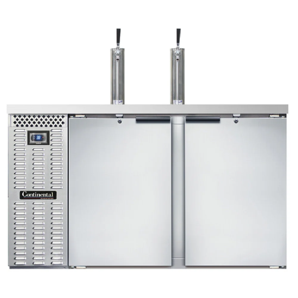 Continental Refrigerator KC59SNSS 59 Inch Draft Beer Cooler 15.0 cu ft Stainless Steel Continental Refrigerator KC59SNSS 59 Inch Draft Beer Cooler 15.0 cu ft Stainless Steel