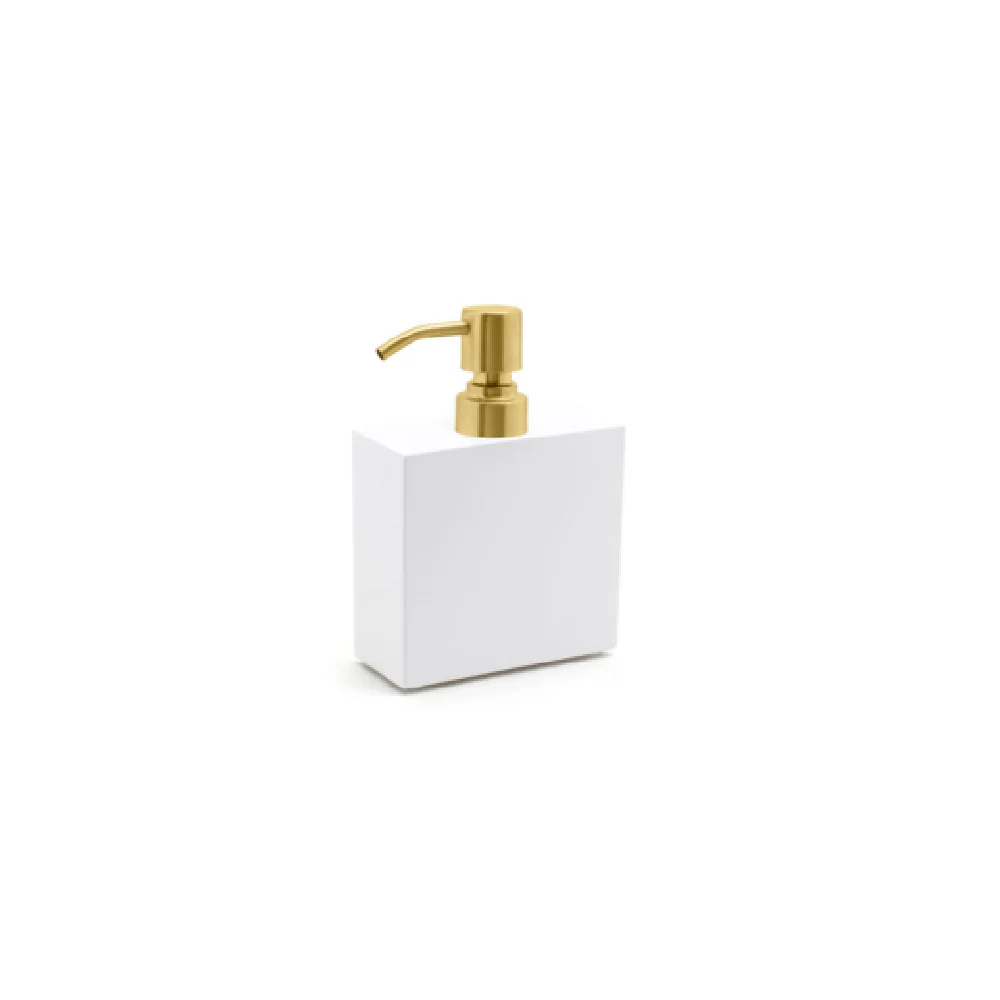 FOH RSP017WHT22 11oz New York Pump Snow With Matte Brass Top Includes One RSP102GOS22 Stainless Pump Top Matte Brass FOH RSP017WHT22 11oz New York Pump Snow With Matte Brass Top Includes One RSP102GOS22 Stainless Pump Top Matte Brass