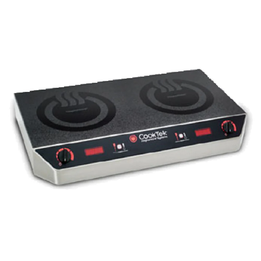 Cooktek 601801 28 Inch Induction Range Electric Countertop Stainless Steel 2 Burner Cooktek 601801 28 Inch Induction Range Electric Countertop Stainless Steel 2 Burner