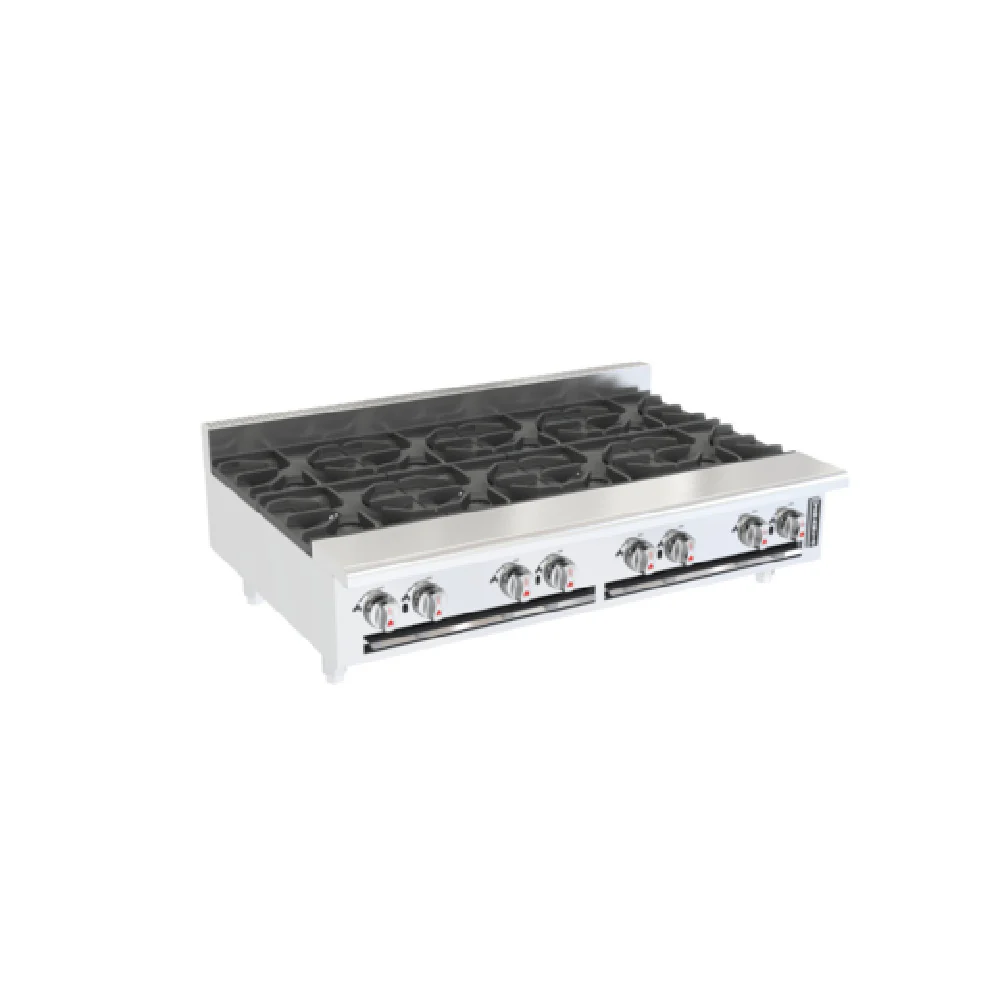 Venancio R48CT-48B_LP 48 Inch Gas Hotplate with 8 Burners 256000 BTU Venancio R48CT-48B_LP 48 Inch Gas Hotplate with 8 Burners 256000 BTU
