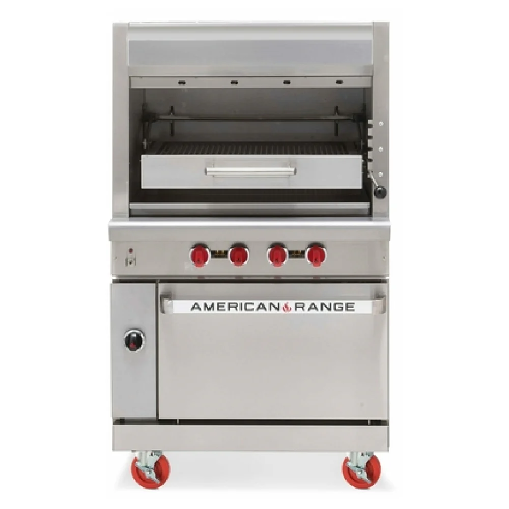 American Range AGBU-3_LP 36 Inch Infrared Broiler Gas Single Deck Stainless Steel 128000 BTU