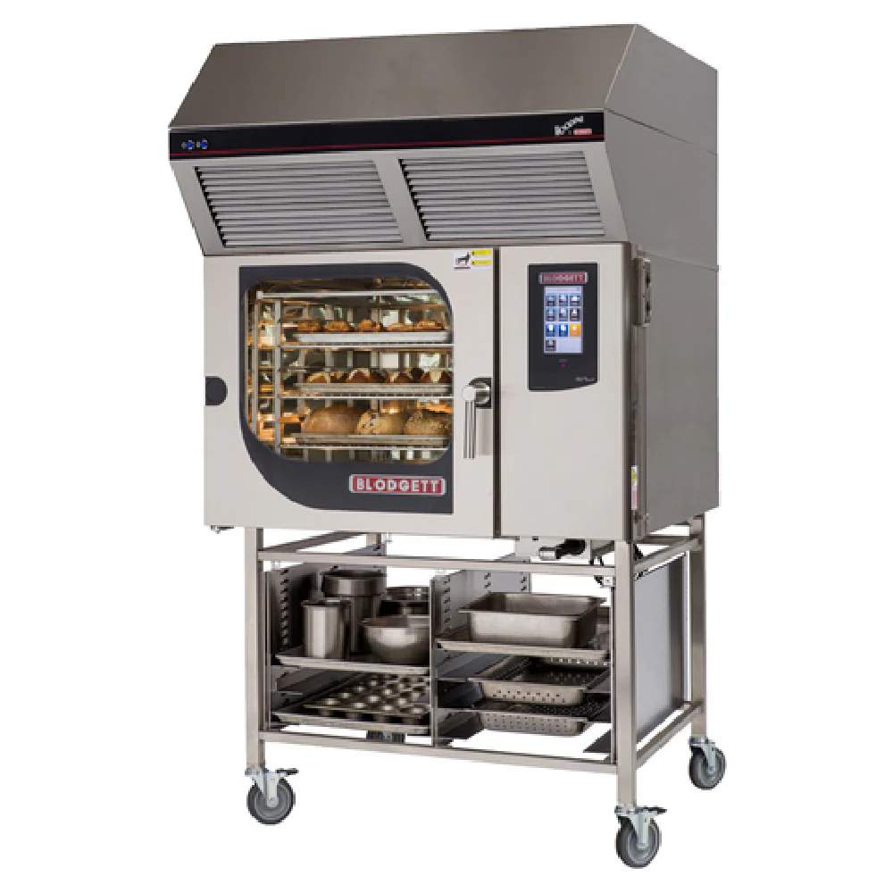 Blodgett BLCT-62E-H_208/60/3 44 Inch Combi Oven Steamer with Hoodini Hood Electric Blodgett BLCT-62E-H_208/60/3 44 Inch Combi Oven Steamer with Hoodini Hood Electric