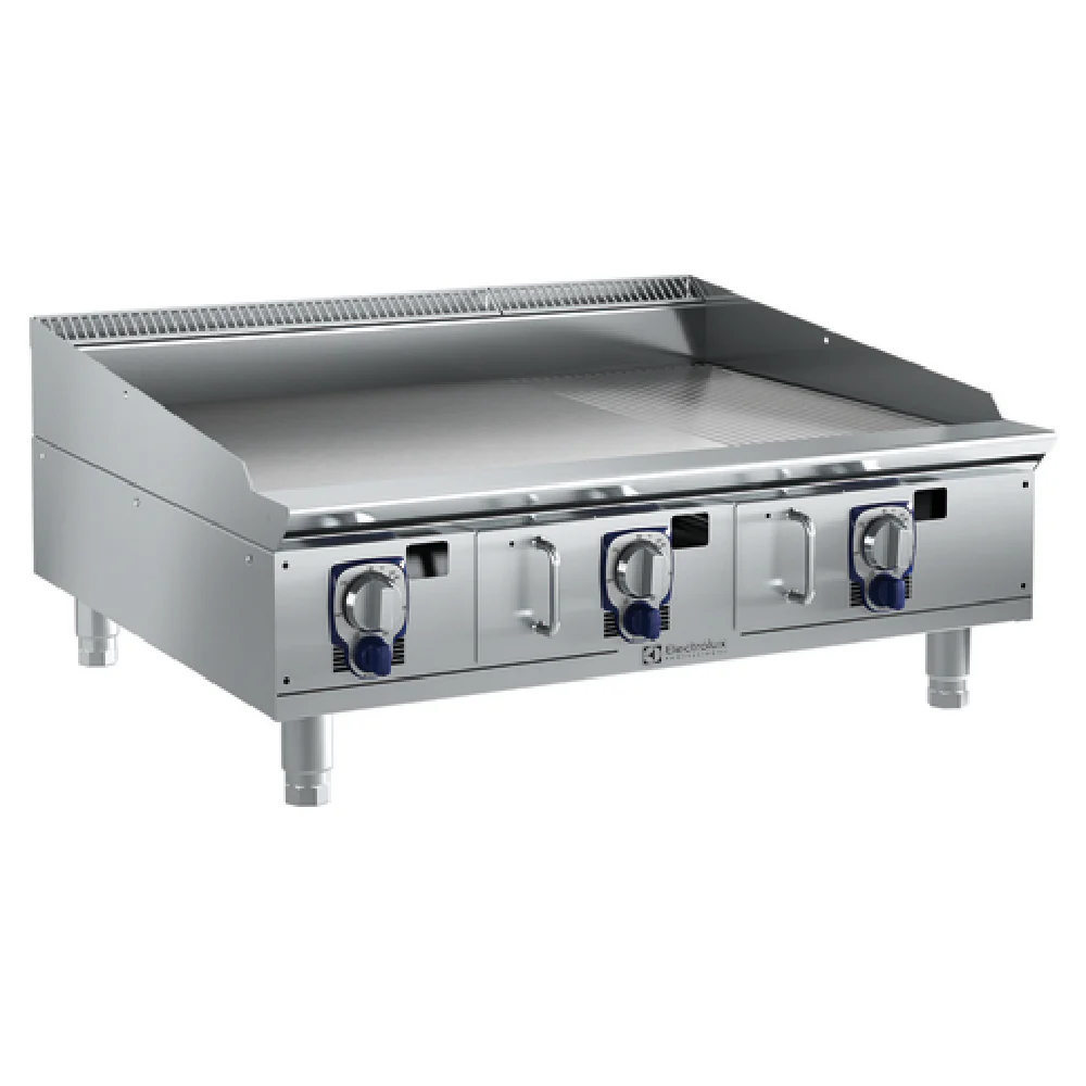 Electrolux 169187 36 Inch gas Griddle Stainless Steel with Grease Collector - Countertop