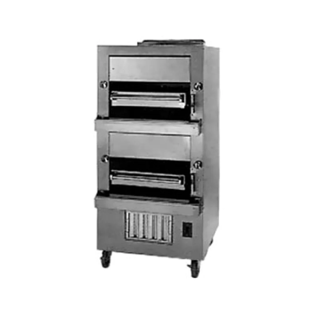Jade Range JBB-236-IR_NAT 36 Inch Gas Double-deck Infrared Radiant Broiler 194000 BTU