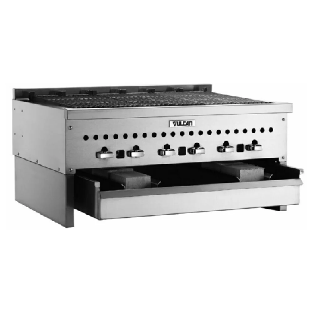 Optional 25 Inch Wood Assist Smoker Base with Crumb Tray Stainless Steel, Vulcan CTSMOKER-VCCB25 Optional 25 Inch Wood Assist Smoker Base with Crumb Tray Stainless Steel, Vulcan CTSMOKER-VCCB25