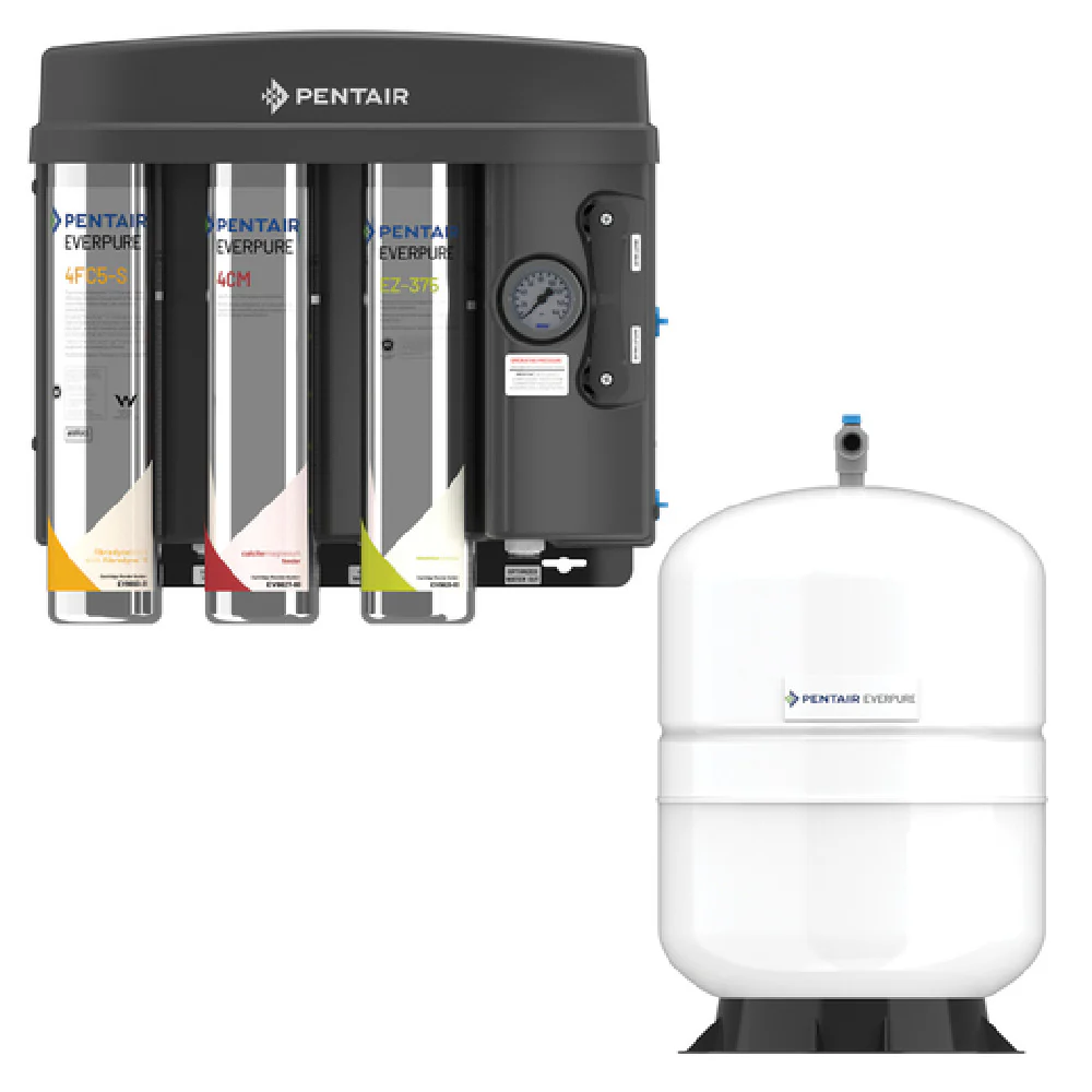Everpure EZ-RO 375/5G 375 Gpd Non-Electric Reverse Osmosis System with Prefilter Everpure EZ-RO 375/5G 375 Gpd Non-Electric Reverse Osmosis System with Prefilter
