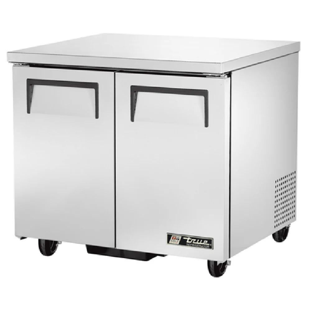 True Refrigeration TUC-36-HC 36 Inch Undercounter Refrigerator with Stainless Steel Exterior and Aluminum Interior
