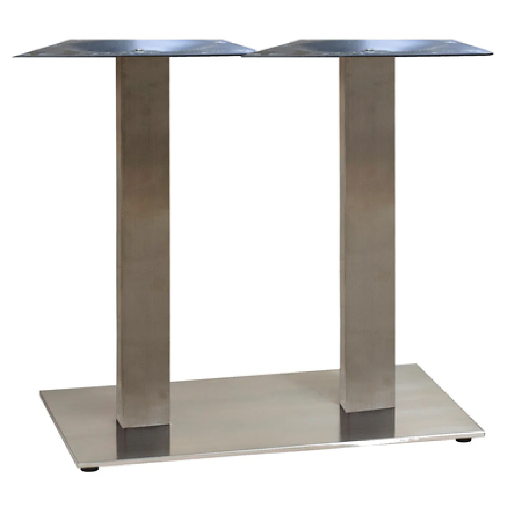 Grosfillex US505009 16 Inch Dining Height Table Base Aluminum Weatherproof