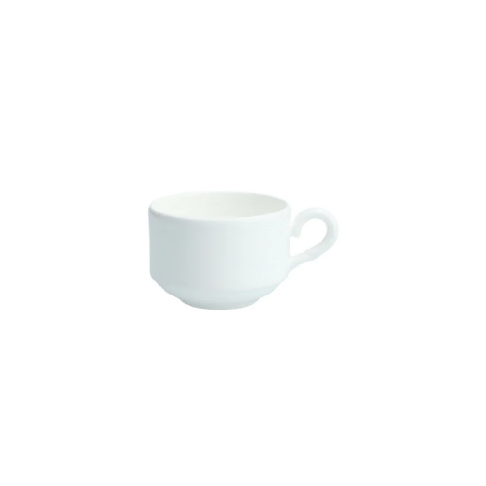 Fortessa HBW-00-405 8 Oz. Andromeda Classic Stack Coffee Tea Cup China