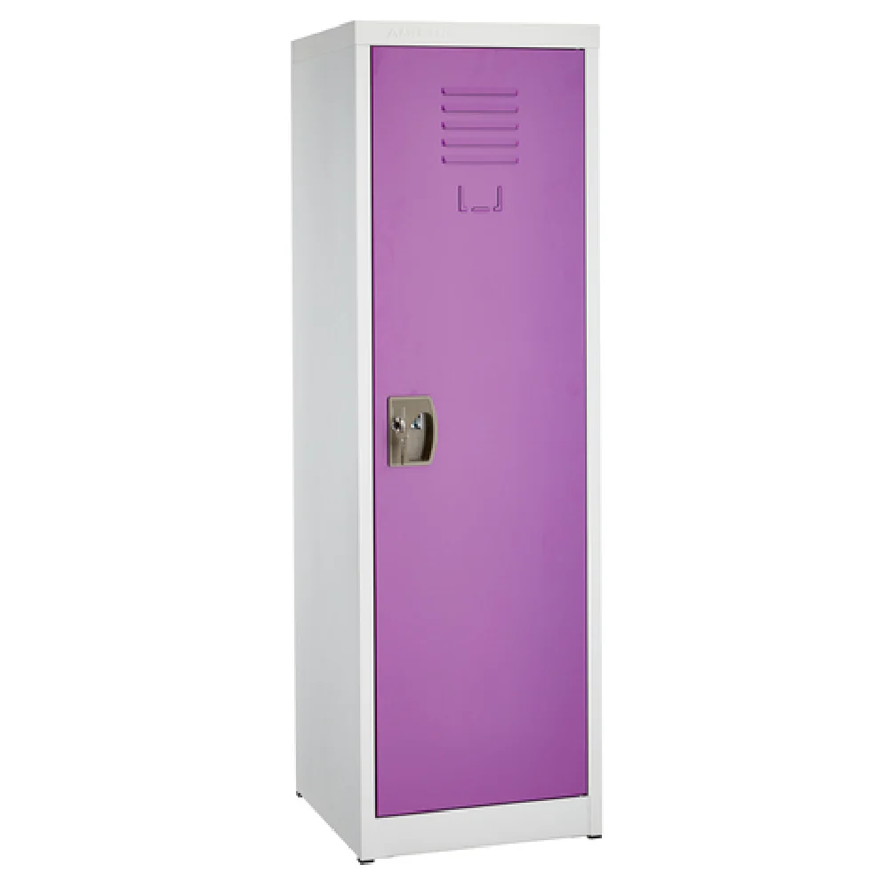 Alpine Industries ADI629-01-PUR 15 Inch Steel Locker Single Tier Purple Finish Alpine Industries ADI629-01-PUR 15 Inch Steel Locker Single Tier Purple Finish