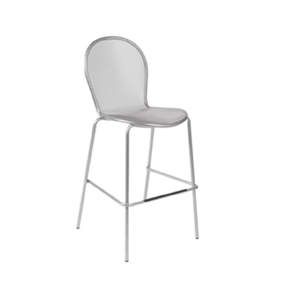 emuamericas 128 21 Inch Metal Bar Stool with Steel Mesh Back and Seat