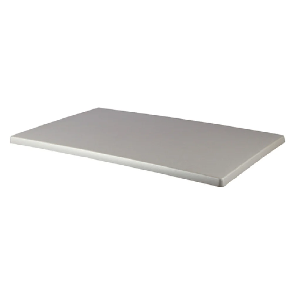 JMC Furniture TOPALIT 28X44 BRUSH SILVER 44 Inch Table Top Outdoor Use JMC Furniture TOPALIT 28X44 BRUSH SILVER 44 Inch Table Top Outdoor Use