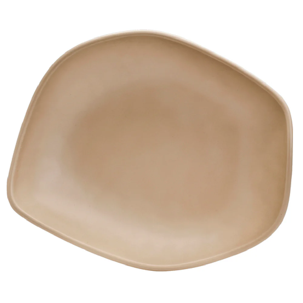 Steelite 7004DD004 2.5 Qt Tan Salad Bowl Melamine Break Resistant with Dishwasher Safe