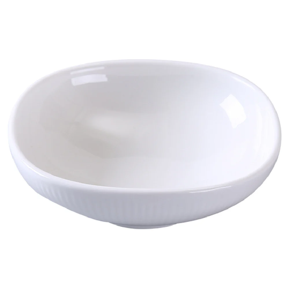 Yanco SI-505 4-1/2 Inch 6 Oz Oval Sauce Dish Microwave and Dishwasher Safe Porcelain Yanco SI-505 4-1/2 Inch 6 Oz Oval Sauce Dish Microwave and Dishwasher Safe Porcelain
