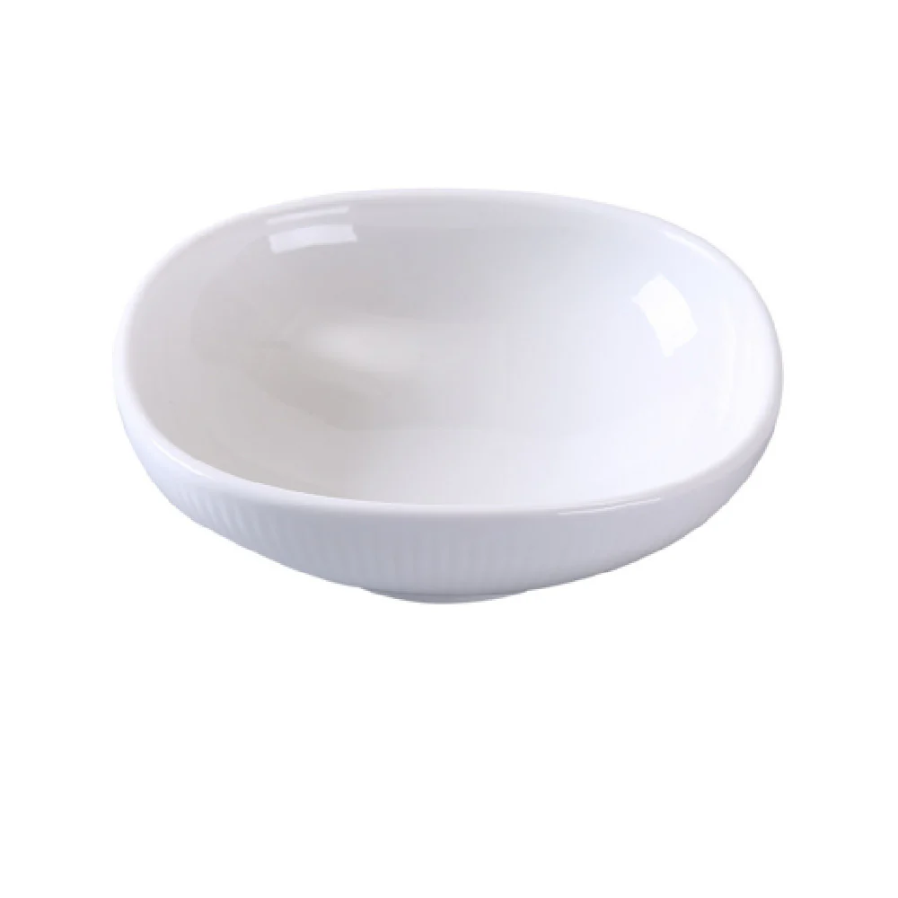 Yanco SI-505 4-1/2 Inch 6 Oz Oval Sauce Dish Microwave and Dishwasher Safe Porcelain Yanco SI-505 4-1/2 Inch 6 Oz Oval Sauce Dish Microwave and Dishwasher Safe Porcelain