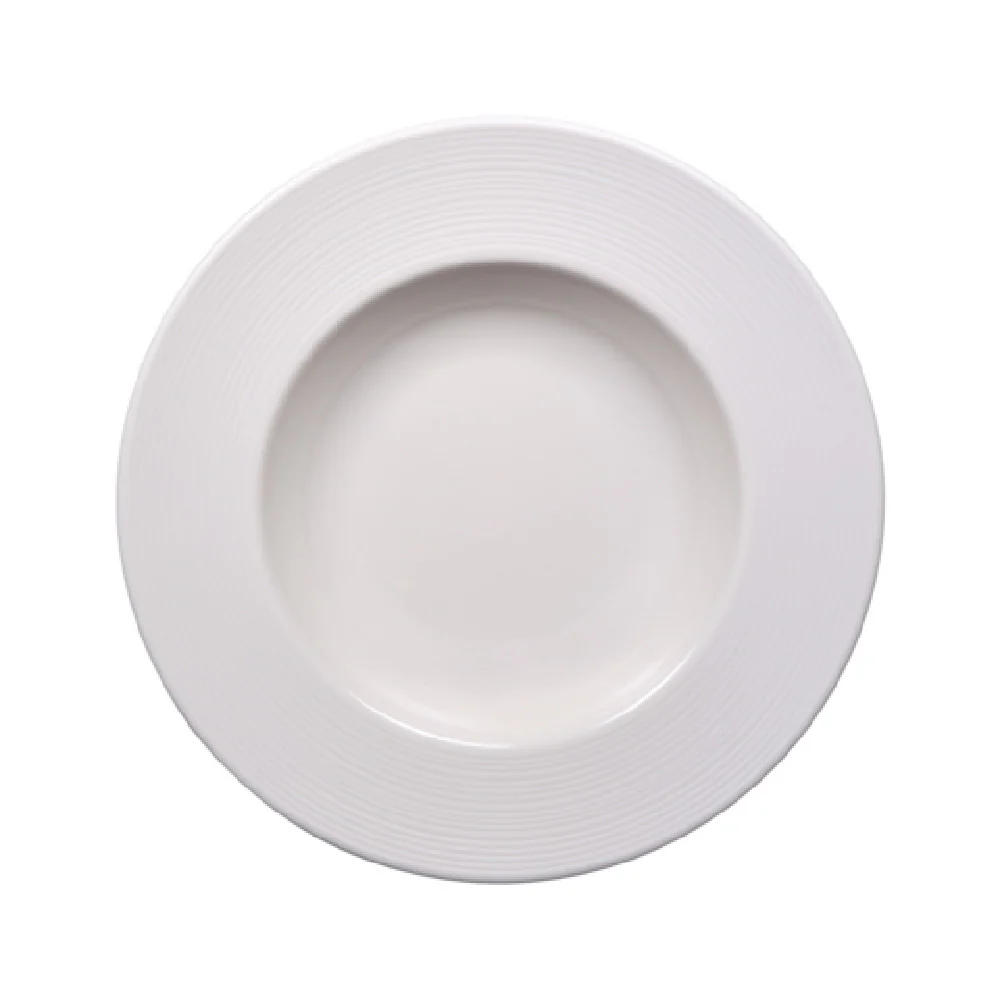 GET Enterprises DGB1015R-CG 10 Inch 15 Oz Round Pasta and Soup Bowl Melamine Cream Glaze