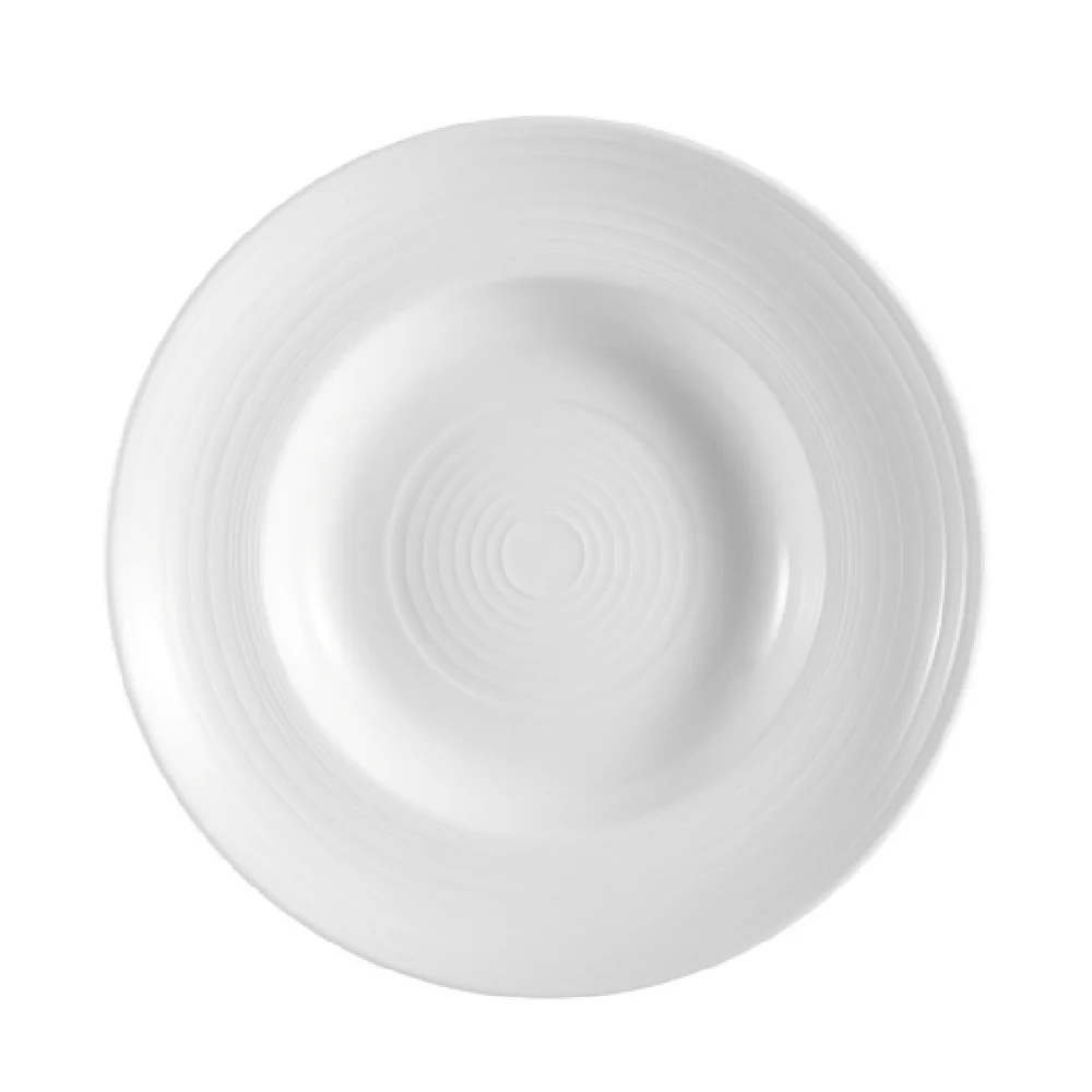 CAC China TGO-133 18 Oz Tango Pasta Bowl 10-1/2 Inch Round Porcelain