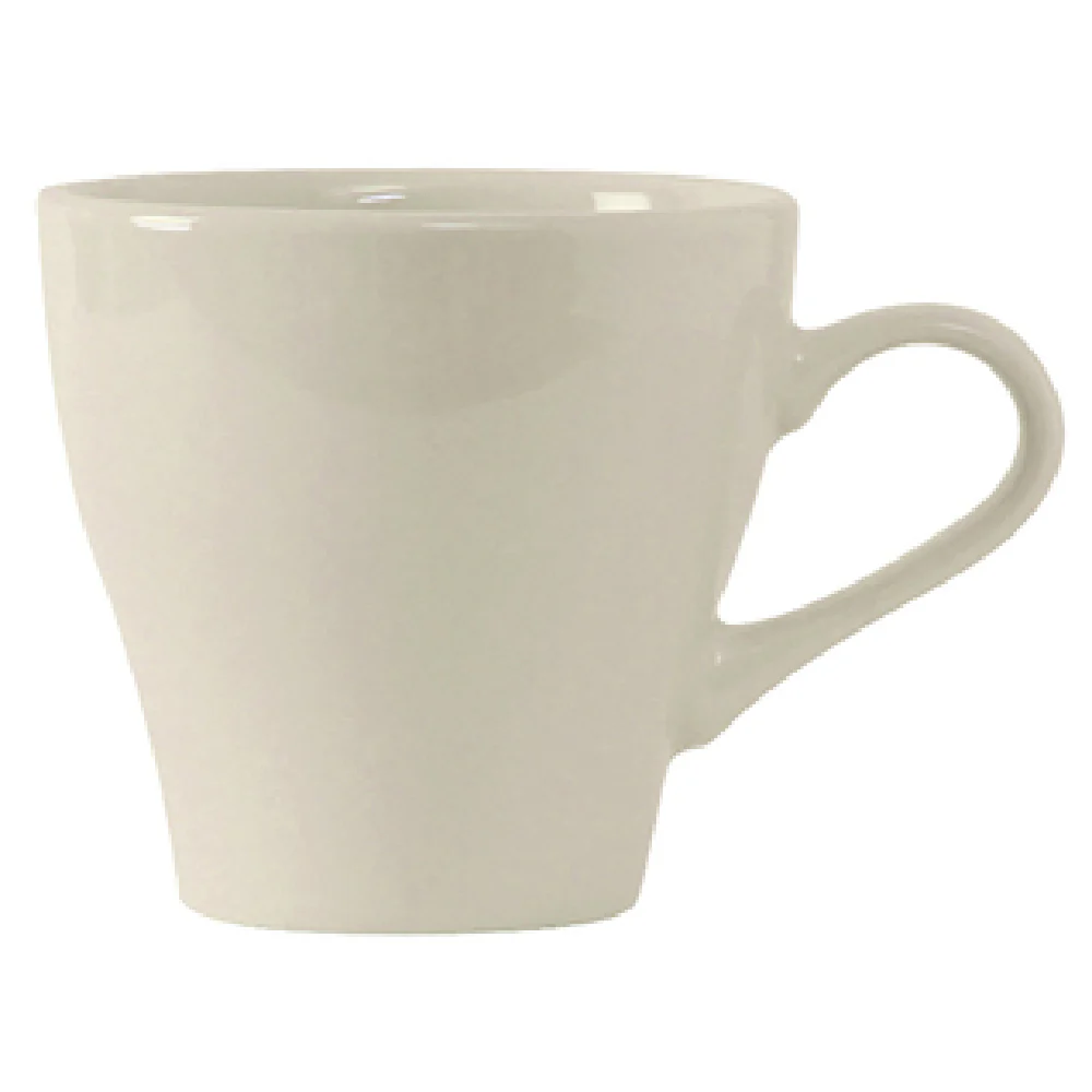 Tuxton BEF-1208 12 Oz Cappuccino Cup Ceramic Dishwasher Safe American White
