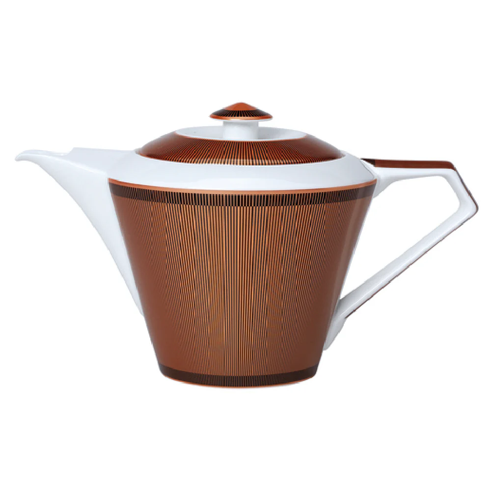 Steelite 82105AND0522 23.25 Oz Teapot Bone China With Lid Gatsby Design Steelite 82105AND0522 23.25 Oz Teapot Bone China With Lid Gatsby Design