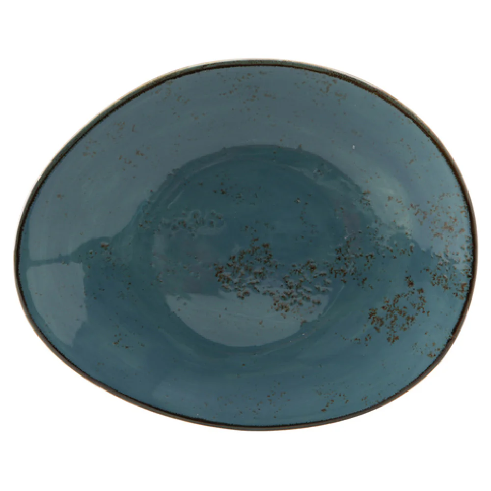 Tuxton GGE-652 12 Inch Plate Ellipse Porcelain Durable Oven Proof and Microwave Safe