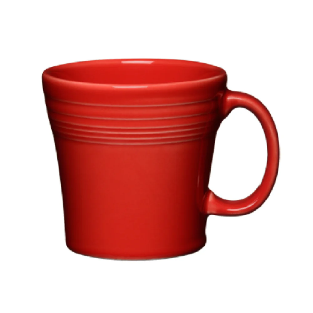 Steelite HL1475326 15 Oz. Mug Vitrified Ceramic Tapered Lead Free Scarlet