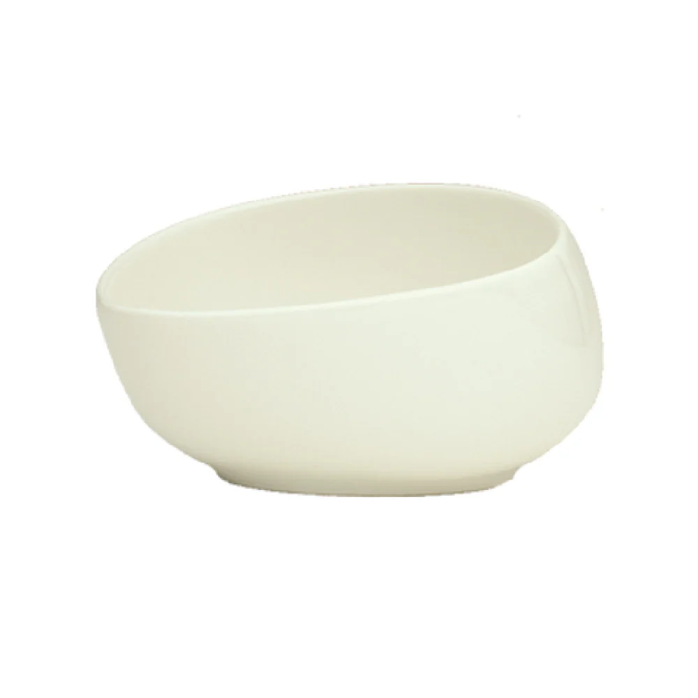 Libbey 9383163-63013 11 Oz Organic Bowl Beige Porcelain Free Form