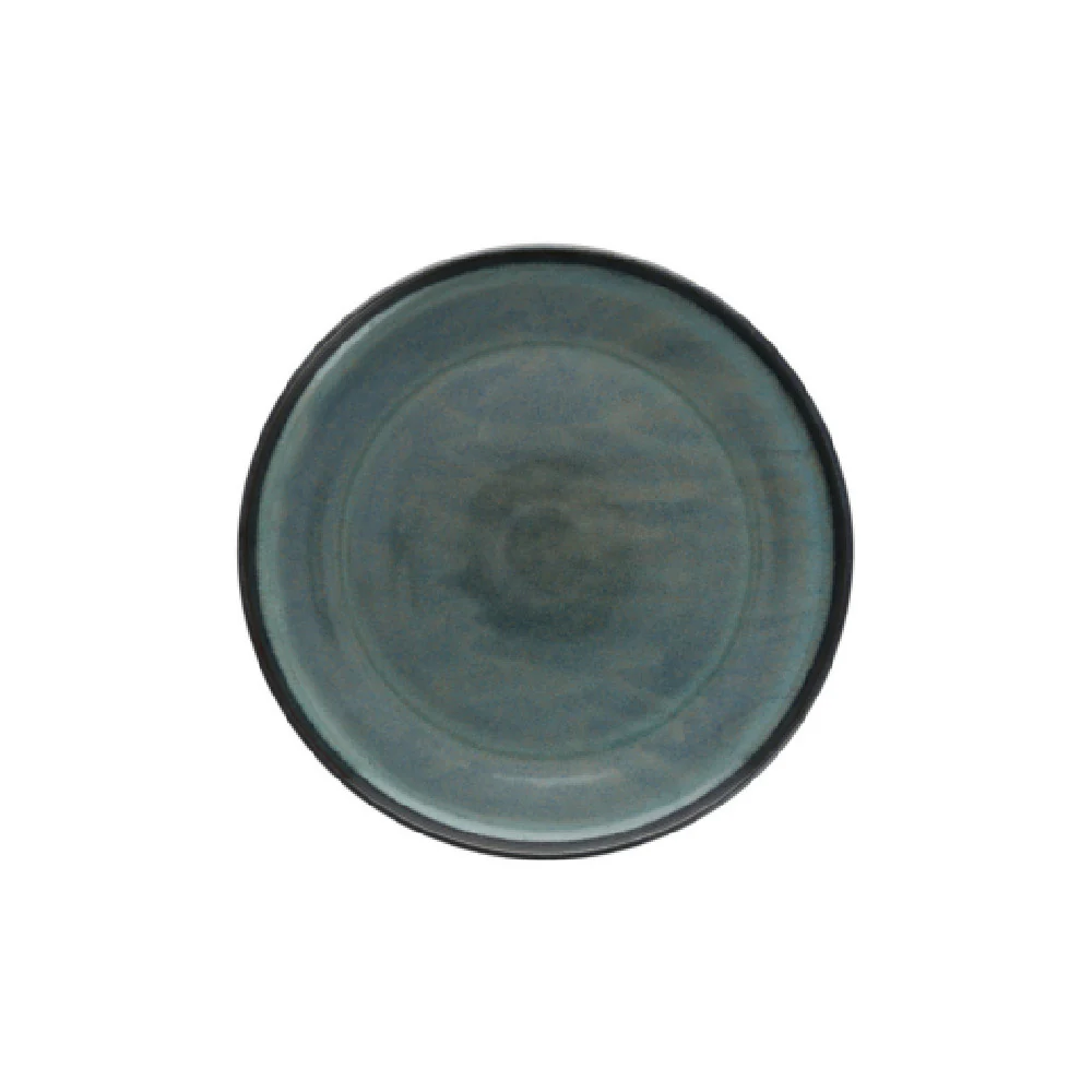Fortessa STN.1100.04 11 Inch Ceramic Plate Dishwasher and Microwave Safe Aurora Blue