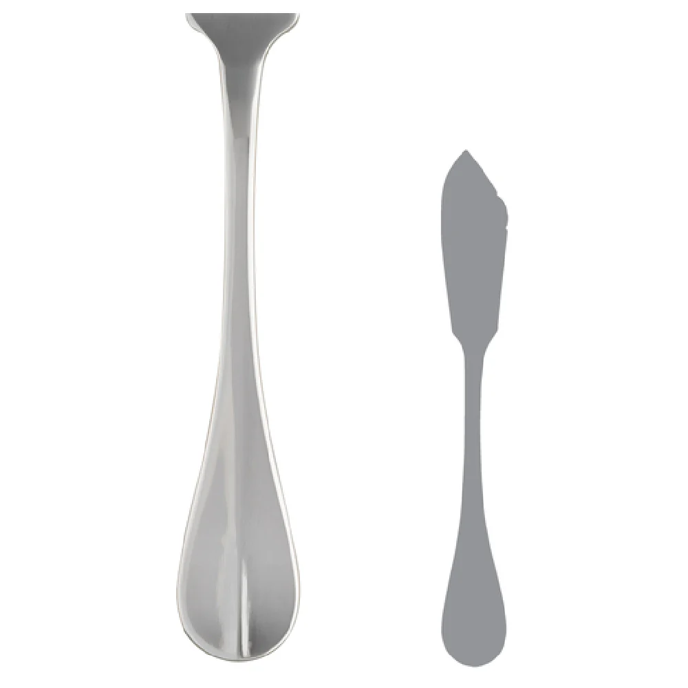 Steelite 5300S049 7-3/4 Inch Fish Knife with 13/0 Stainless Steel