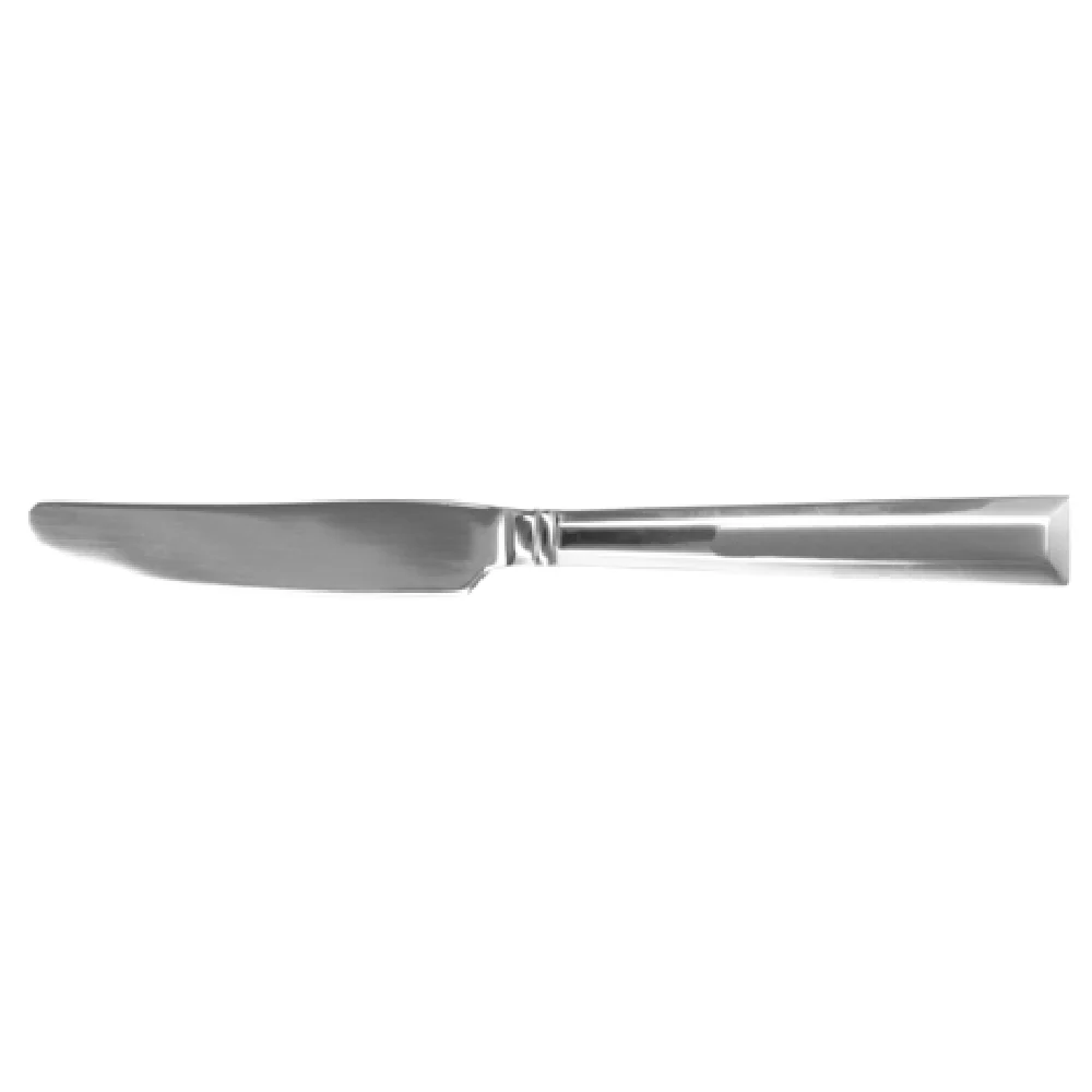 Steelite WLTRU45 9-1/4 Inch Solid Handle Dinner Knife 18/10 Stainless Steel