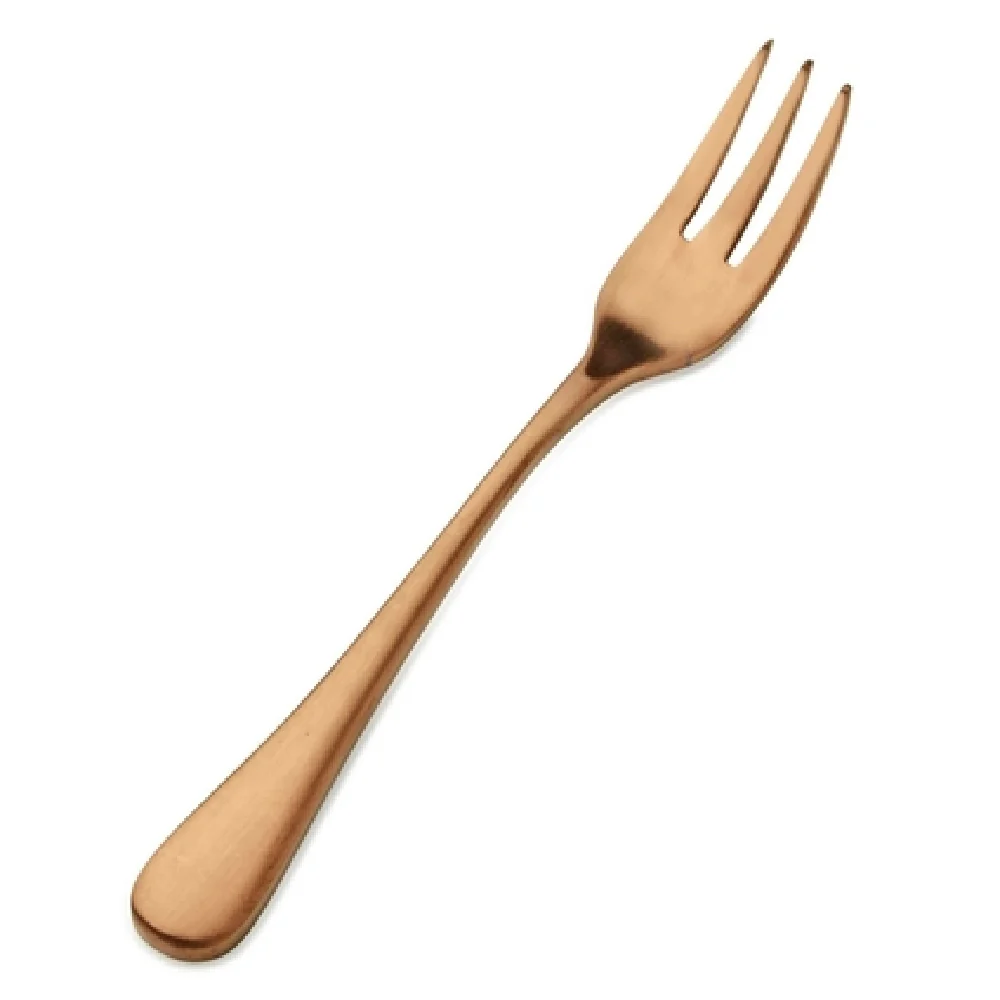 Bon Chef S4108RGM 5-1/2 Inch Como Oyster Fork Rose Gold Matte Stainless Steel