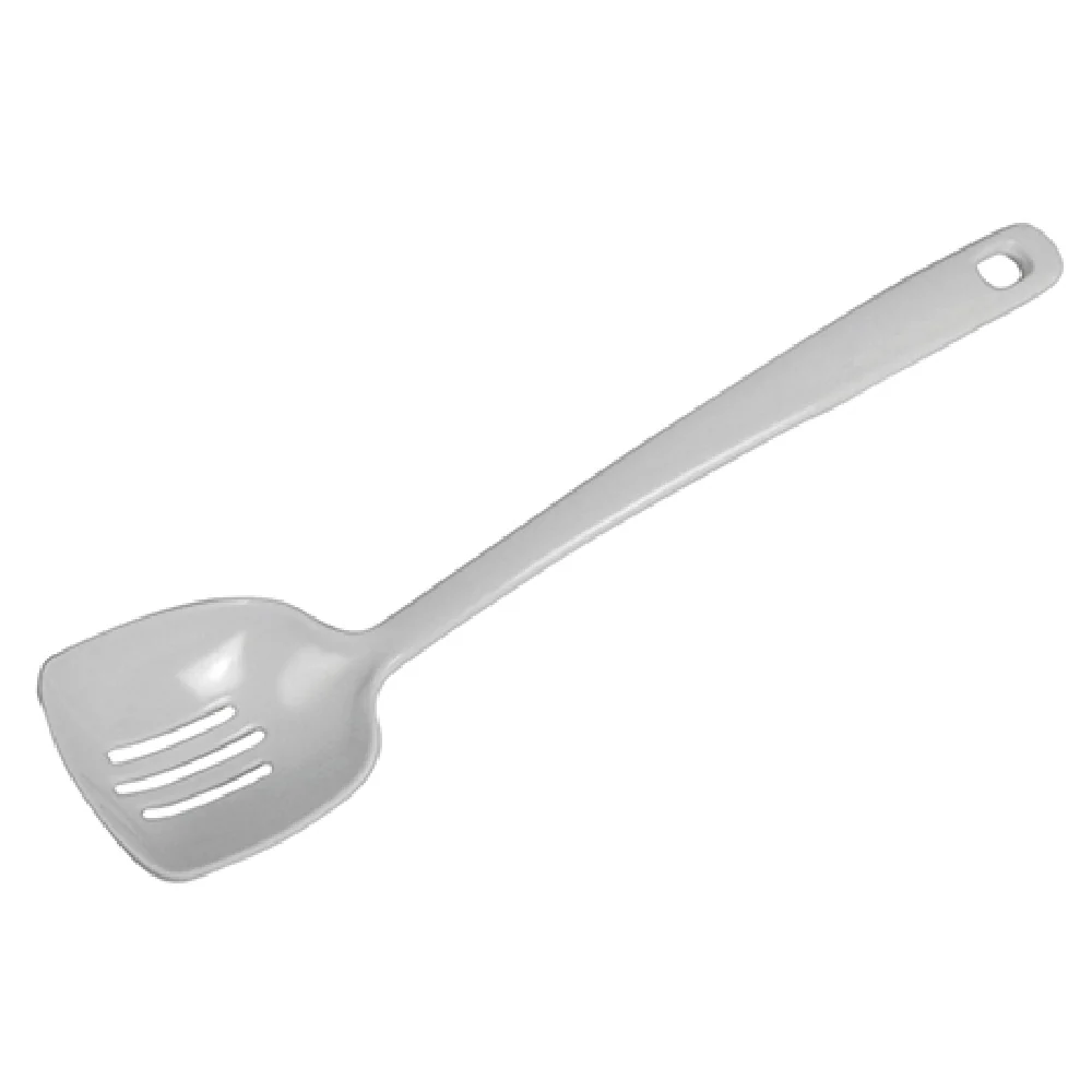 BauscherHepp T105N 12-1/5 Inch Slotted Spoon Dishwasher Safe Melamine White
