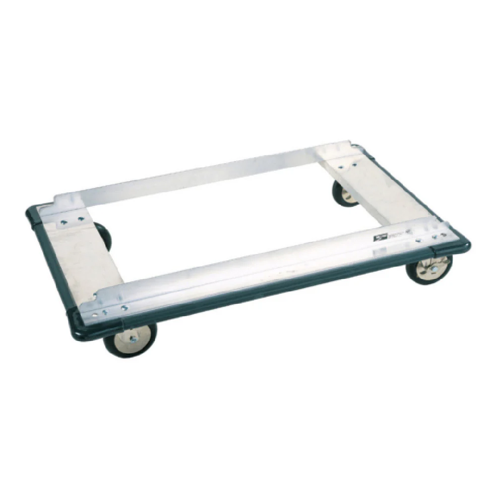 Metro D55MN 48 Inch Stock Truck Dolly with Wraparound Bumper Aluminum