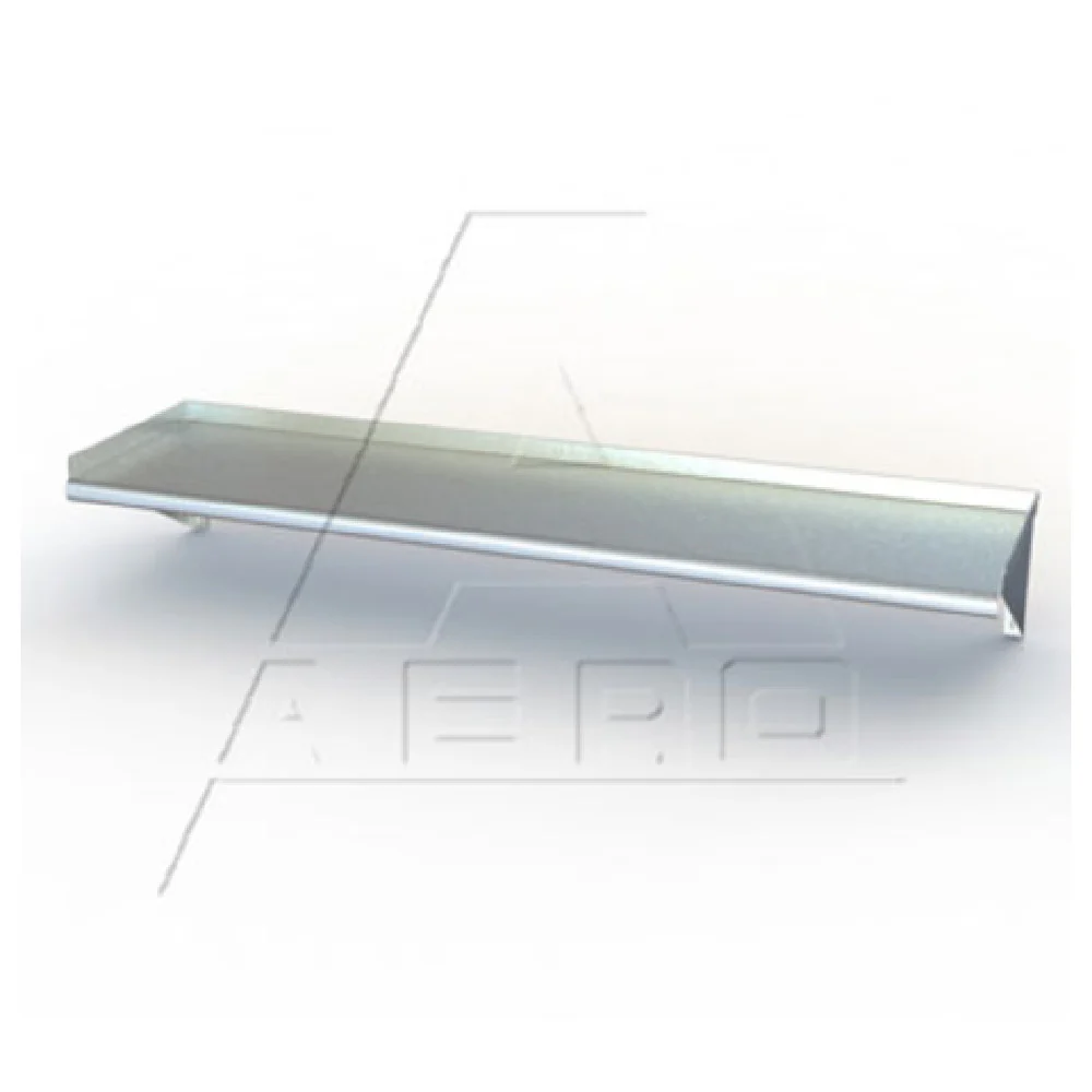 AERO Manufacturing PW-1296 96 Inch Wall Mounted Shelf - Shelving AERO Manufacturing PW-1296 96 Inch Wall Mounted Shelf - Shelving